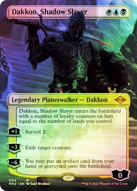 Dakkon, Shadow Slayer [Extended Art] Prices | Magic Modern Horizons 2 ...