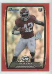 Eddie Lacy [Rainbow Foil Red] Football Cards 2013 Bowman Prices