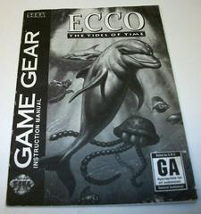 Ecco The Tides Of Time - Manual | Ecco the Tides of Time Sega Game Gear