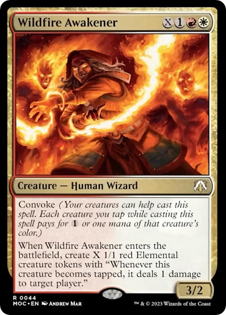 Wildfire Awakener #44 Magic March of the Machine Commander