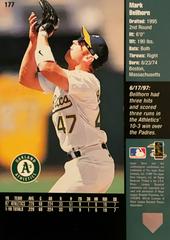 Rear | Mark Bellhorn Baseball Cards 1998 Upper Deck