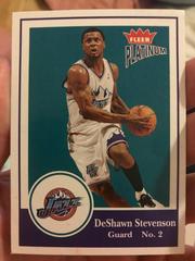 DeShawn Stevenson #91 Basketball Cards 2003 Fleer Platinum Prices