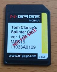 Tom Clancy's Splinter Cell [Not for Resale] N-Gage Prices
