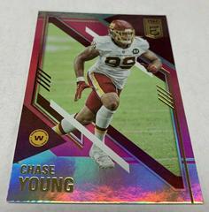 Chase Young [Pink] #1 Football Cards 2021 Panini Donruss Elite Prices