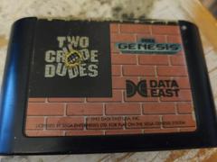 Cartridge (Front) | Two Crude Dudes Sega Genesis
