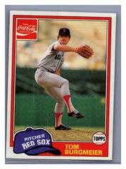 Tom Burgmeier #1 Baseball Cards 1981 Coca Cola Prices