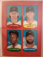 Max Meyer, JJ Bleday, Jazz Chisholm Jr. , Sandy Alcantara [Red] Baseball Cards 2023 Topps Heritage 1974 Stamps Prices