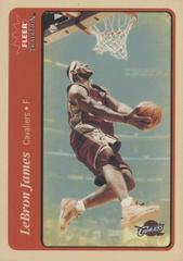 LeBron James #140 Basketball Cards 2004 Fleer Prices