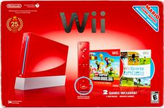 Nintendo Wii Console Red [Mario 25th Anniversary] Wii Prices