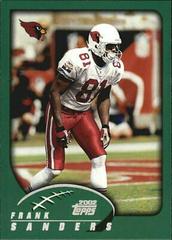 Frank Sanders Football Cards 2002 Topps Prices