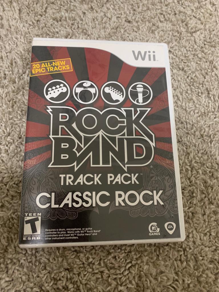 Rock Band Track Pack: Classic Rock | Item, Box, and Manual | Wii