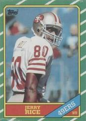 Jerry Rice #161 Football Cards 1986 Topps Prices
