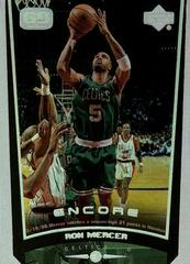 Ron Mercer #6 Basketball Cards 1998 Upper Deck Encore Prices