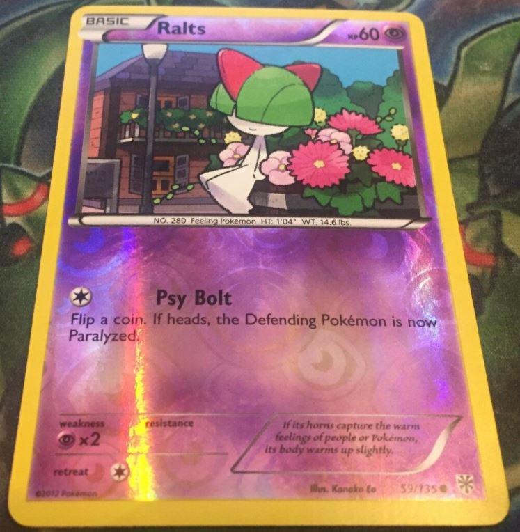 Ralts [Reverse Holo] #59 Pokemon Plasma Storm