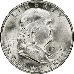 1949 D Coins Franklin Half Dollar Prices