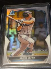 Jacob Berry #MLB-49 Baseball Cards 2023 Bowman Chrome NSCC Wrapper Redemption Prices