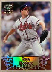 Greg Maddux [Diamond Knights] #3 Baseball Cards 1998 Pacific Crown Royale Prices