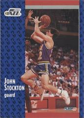 John Stockton #203 Basketball Cards 1991 Fleer Prices