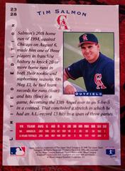 Back  | Tim Salmon Baseball Cards 1995 Upper Deck Denny's Holograms