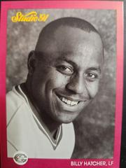 Billy Hatcher #166 Baseball Cards 1991 Studio Prices