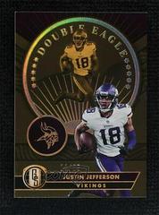 Justin Jefferson #DEA-15 Football Cards 2022 Panini Gold Standard Double Eagle Prices