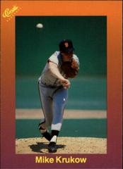 Mike Krukow Baseball Cards 1989 Classic Travel Update I Prices