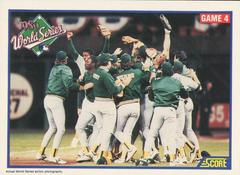 World Series [Wrap Up] #703 Baseball Cards 1990 Score Prices