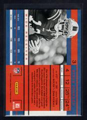 Back | Steve Johnson Football Cards 2011 Playoff Contenders