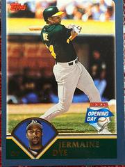 Jermaine Dye #32 Baseball Cards 2003 Topps Opening Day Prices