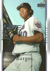 Ambiorix Burgos #820 Baseball Cards 2007 Upper Deck Prices
