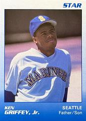 Ken Griffey Jr. [Father, Son Yellow Back] Baseball Cards 1989 Star Griffey Jr Prices