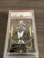 Tom Brady [Electric Etch Yellow] #13 Football Cards 2019 Panini Obsidian Prices