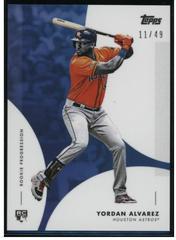 Yordan Alvarez [Blue] Baseball Cards 2020 Topps on Demand MLB Rookie Progression Prices