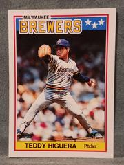 Teddy Higuera #35 Baseball Cards 1988 Topps American Prices