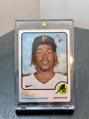 Oneil Cruz [Flip Stock] Baseball Cards 2022 Topps Heritage Prices