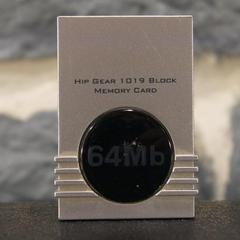 Front/Top | Hip Gear 1019 Block Memory Card Gamecube