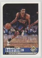 Alan Houston #94 Basketball Cards 1998 UD Choice Prices