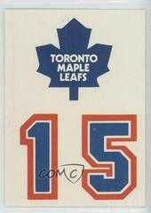 Toronto Maple Leafs Hockey Cards 1985 Topps Stickers Prices