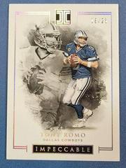 Tony Romo Football Cards 2016 Panini Impeccable Prices