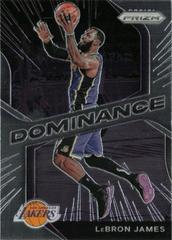 Lebron James Basketball Cards 2020 Panini Prizm Dominance Prices
