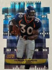 Front | Terrell Davis [Luminous] Football Cards 1999 Stadium Club 3x3