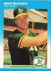 Mark McGwire #U-76 Baseball Cards 1987 Fleer Update Glossy Prices