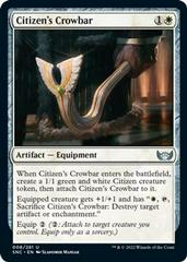 Citizen's Crowbar [Foil] Magic Streets of New Capenna Prices