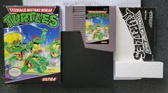 Box, Cartridge, Manual, Sleeve, And Styrofoam  | Teenage Mutant Ninja Turtles NES
