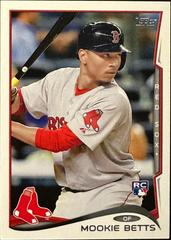 Mookie Betts [Batting] Baseball Cards 2014 Topps Update Prices