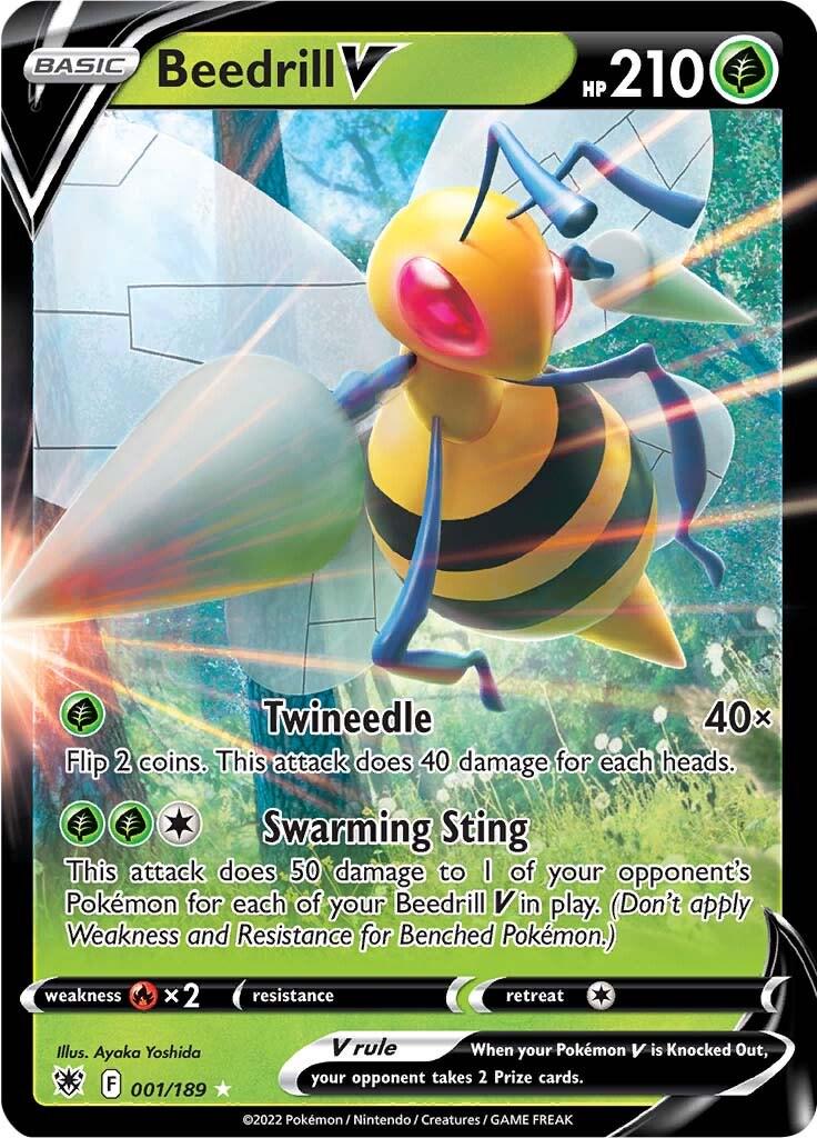 Beedrill V #1 Pokemon Astral Radiance