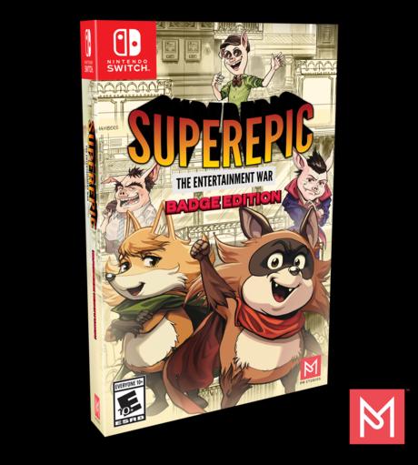 Superepic: The Entertainment War [Badge Edition] Nintendo Switch