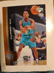 Greg Anthony Basketball Cards 1996 UD3 Prices