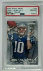 Jimmy Garoppolo [Ball in 1 Hand] #243 Football Cards 2014 Panini Prizm Prices