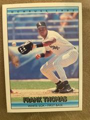 Autographed FRANK THOMAS Chicago White Sox 1992 Donruss Diamond King Card